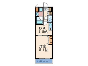 ソルレヴェンテ梅田の物件間取画像